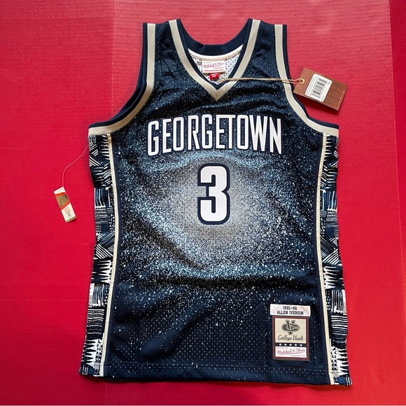 Mitchell & Ness Men's Ncaa Georgetown Swingman Jersey Iverson